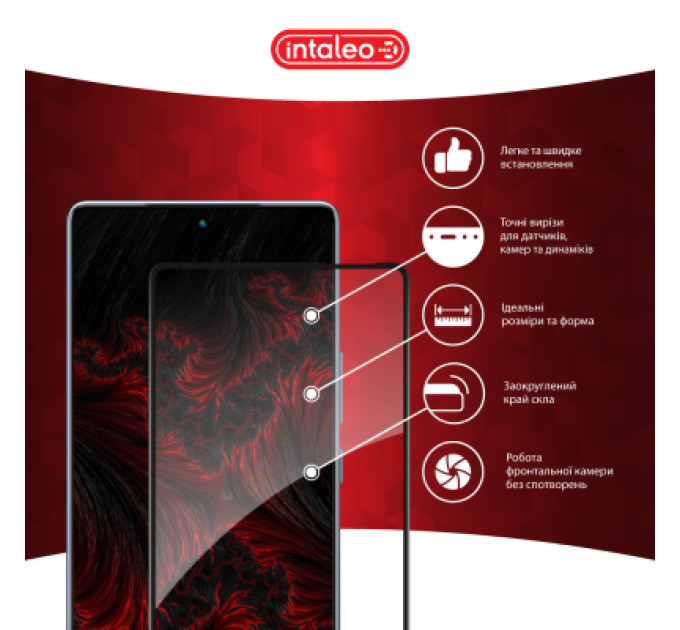 Intaleo Скло захисне Intaleo Full Glue Infinix Note 40 4G Black (1283126594915)