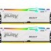 Kingston Fury (ex.HyperX) Модуль пам'яті для комп'ютера DDR5 32GB (2x16GB) 6000 MHz Beast RGB EXPO White Kingston Fury (ex.HyperX) (KF560C36BWE2AK2-32)