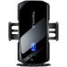 ColorWay Універсальний автотримач ColorWay FlameGrip, автозажим, Wireless Charger 15W Black (CW-CHAW070Q-BK)