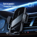 ColorWay Універсальний автотримач ColorWay FlameGrip, автозажим, Wireless Charger 15W Black (CW-CHAW070Q-BK)