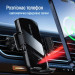 ColorWay Універсальний автотримач ColorWay FlameGrip, автозажим, Wireless Charger 15W Black (CW-CHAW070Q-BK)