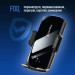 ColorWay Універсальний автотримач ColorWay FlameGrip, автозажим, Wireless Charger 15W Black (CW-CHAW070Q-BK)