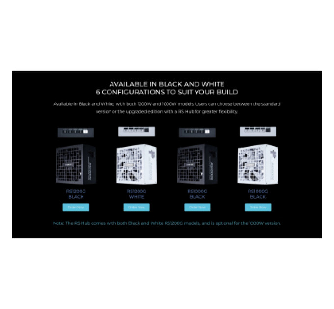 Lian Li Блок живлення Lian Li 1200W RS Gold (G9P.RS1200G.WH00.EU)