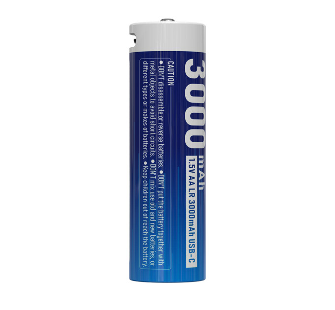 XTAR Акумулятор XTAR AA/HR06 Li-ion USB-C 3000 mAh 4 шт.