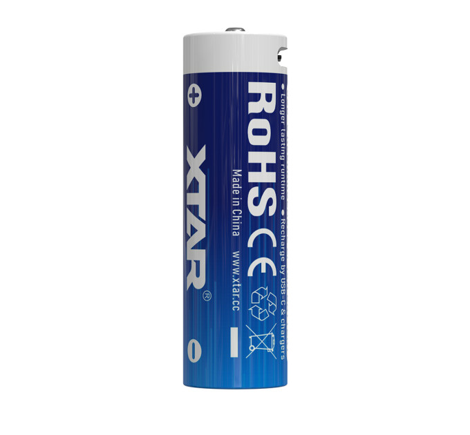 XTAR Акумулятор XTAR AA/HR06 Li-ion USB-C 3000 mAh 4 шт.
