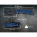 SRM Ніж SRM Retriever 9201, Blue FRN, Black Stonewash (9201-PL)