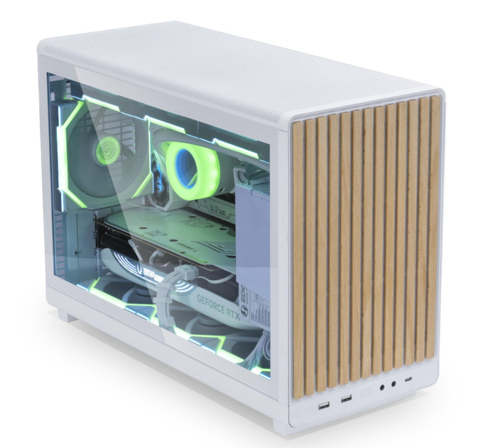Lian Li Корпус для комп'ютера MATX W/O PSU WHITE G99.A3W-WDG.00 LIAN LI