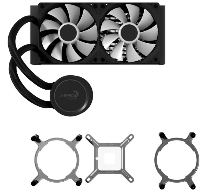 Система водяного охолодження AeroCool Abyss L240R Black (ACLA-AB24117.11)