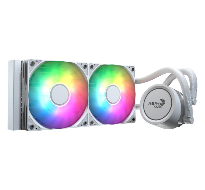 Система водяного охолодження AeroCool Abyss L240R White (ACLA-AB24117.21)