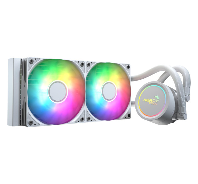 Система водяного охолодження AeroCool Abyss L240R White (ACLA-AB24117.21)