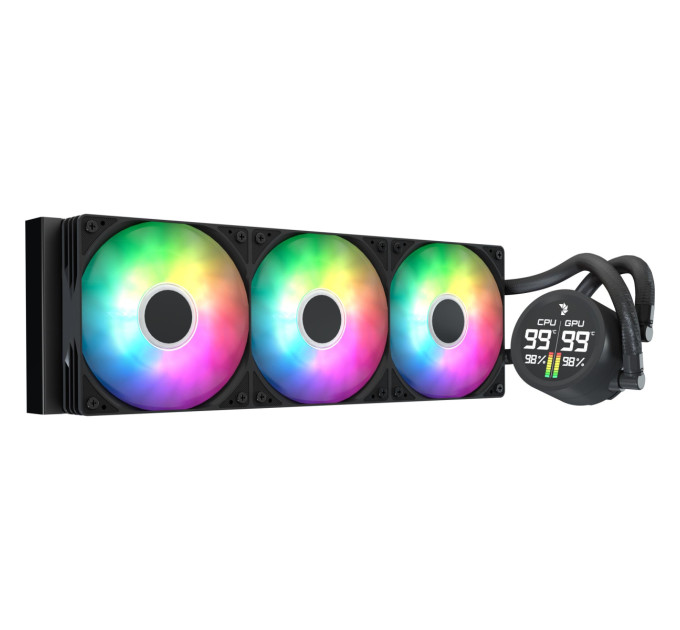 AeroCool Система водяного охолодження AeroCool Abyss L360R Digi Black (ACLA-AD36117.11)