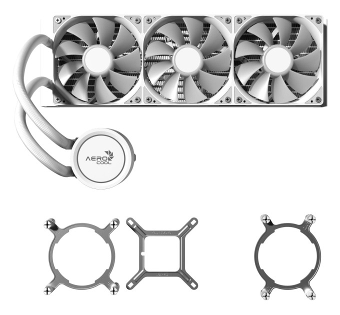 Система водяного охолодження AeroCool Abyss L360R White (ACLA-AB36117.21)