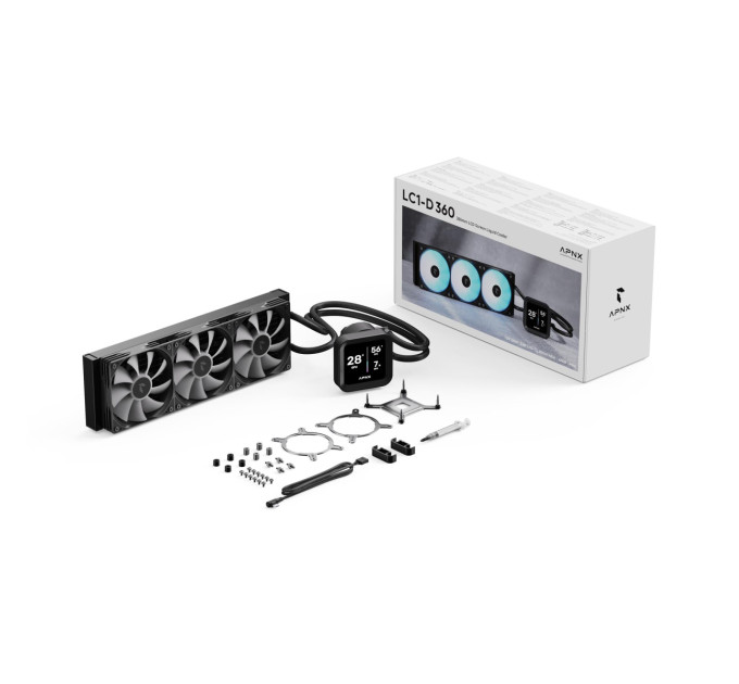 APNX Система водяного охолодження APNX LC1-D 360 BK (APLA-SV36117.11)