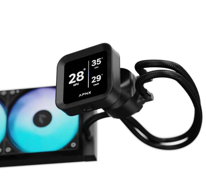APNX Система водяного охолодження APNX LC1-D 360 BK (APLA-SV36117.11)