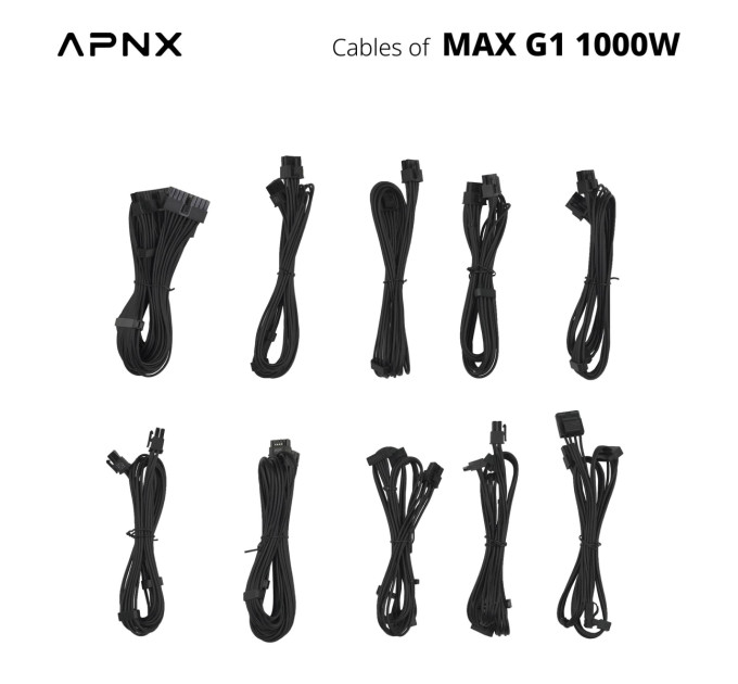 Блок живлення APNX MAX G1 1000 (APPG-MXK0FEC.X1) 1000W