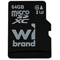 Карта пам'яті Wibrand 64GB mictoSD class 10 UHS-II (U3) V10 Read 80/Write 30 (WICDXU3/64GB)