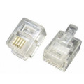 Ritar Конектор RJ12 6P4C 100 шт Ritar (2775)