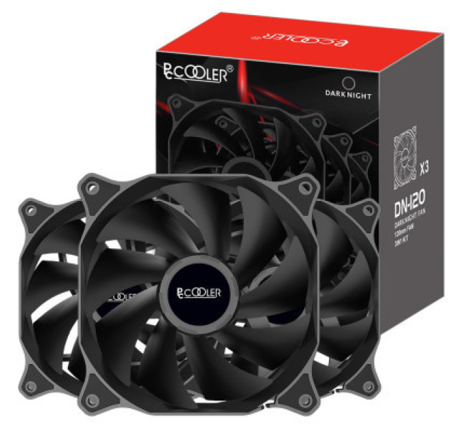 PcCooler Кулер до корпусу PcCooler DN 120 BK 3in1