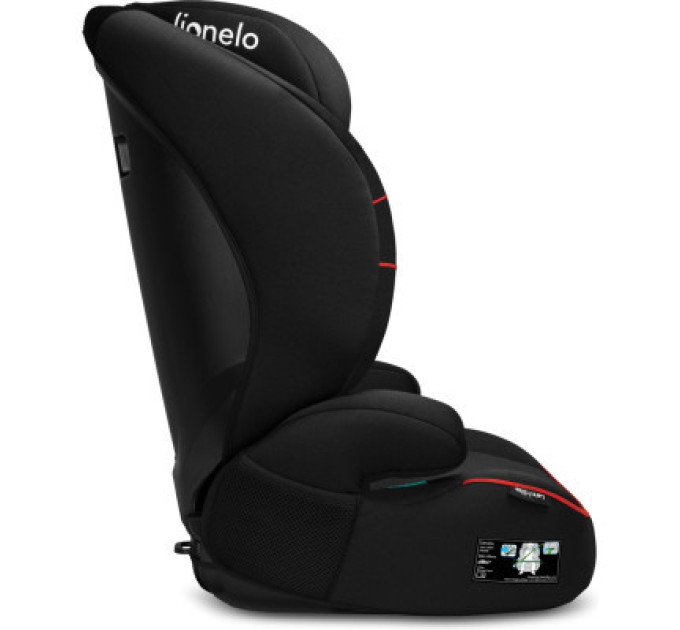 Lionelo Автокрісло Lionelo Lars I-Size Sporty 15-36 кг Black Red (LO-LARS I-SIZE SPORTY BLACK RED)