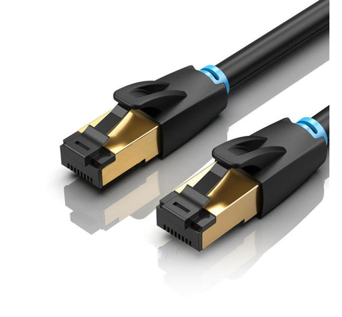 Vention Патч-корд Vention CAT 8 SFTP Ethernet, 0.5 m, Black (IKABD)