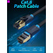 Vention Патч-корд Vention CAT 8 SFTP Ethernet, 0.5 m, Black (IKABD)
