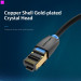 Vention Патч-корд Vention CAT 8 SFTP Ethernet, 0.5 m, Black (IKABD)