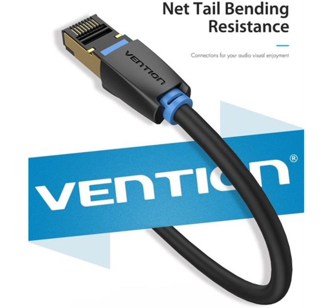 Vention Патч-корд Vention CAT 8 SFTP Ethernet, 3 m, Black (IKABI)