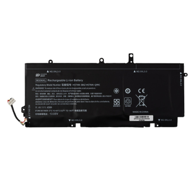PowerPlant Акумулятор до ноутбука HP Folio1040 G3 (BG06XL) 11.4V 45Wh PowerPlant (NB462322)