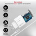 Promate Зарядний пристрій Promate icharge-pdqc3 Lightning PD20W + USB-A QC3.0 White (icharge-pdqc3.white)