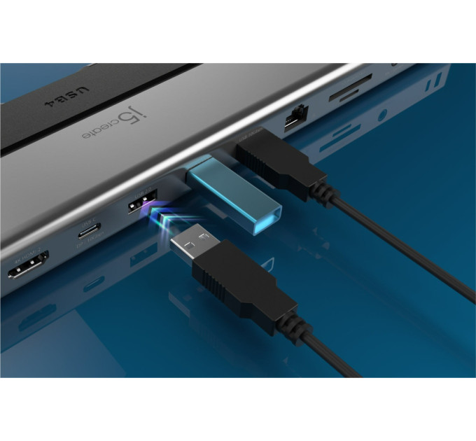 J5create Док-станція J5create USB-C 12-в-1 (JCD554-N)