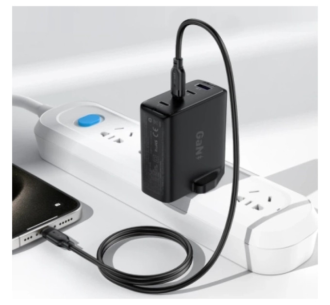 Acefast Дата кабель USB 2.0 AM to Lightning 2.0m 30W TPU black Acefast (6974316286288)