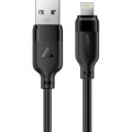 Acefast Дата кабель USB 2.0 AM to Lightning 2.0m 2.4A TPE black Acefast (6974316286271)