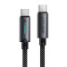 Acefast Дата кабель USB-C to USB-C 1.2m 60W nylon black Acefast (6974316284475)