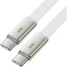 Acefast Дата кабель USB-C to USB-C 1.2m 60W 3A nylon white Acefast (6974316286257)