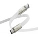 Acefast Дата кабель USB-C to USB-C 1.2m 60W 3A nylon white Acefast (6974316286257)