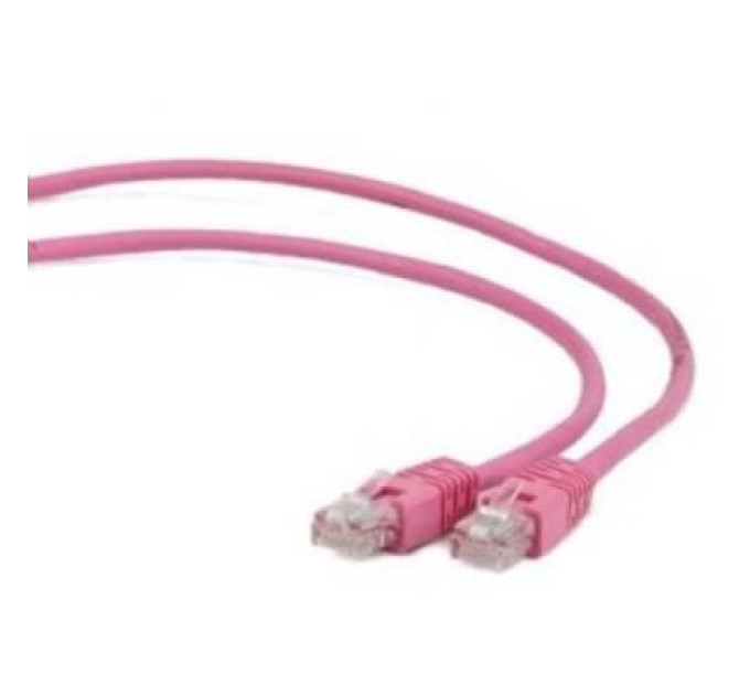 Патч-корд 0.5м, UTP, cat.5e, CCA, pink Cablexpert (PP12-0.5M/RO)