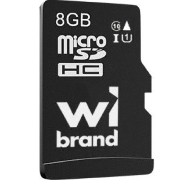 Карта пам'яті Wibrand 8GB mictoSD class 10 (WICDHC10/8GB)