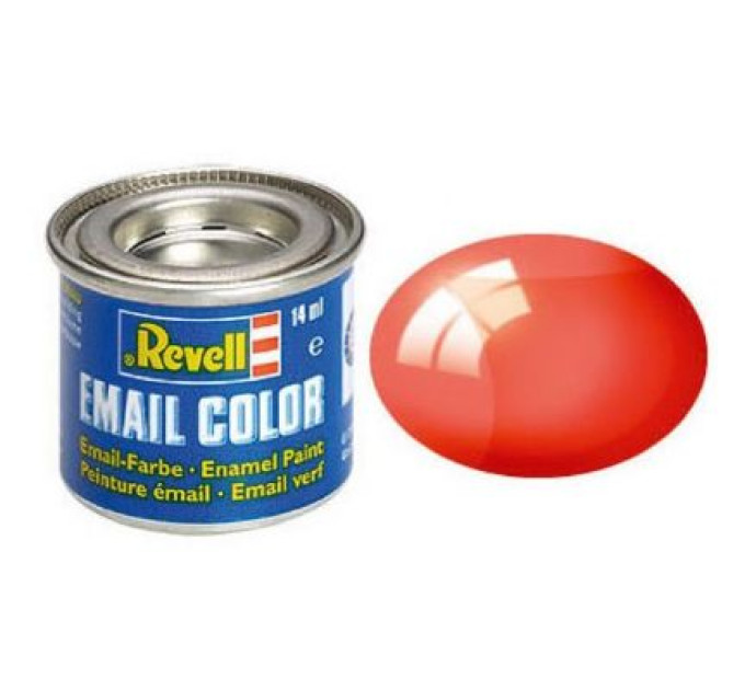 Revell Аксесуари до збірних моделей Revell Фарба емалева 731. Червона прозора глянсова. 14 мл (RVL-32731)