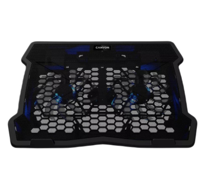 Підставка до ноутбука Canyon NS03, 10-15.6 laptop, dual-fan with 2x2.0 USB hub (CNE-HNS03)
