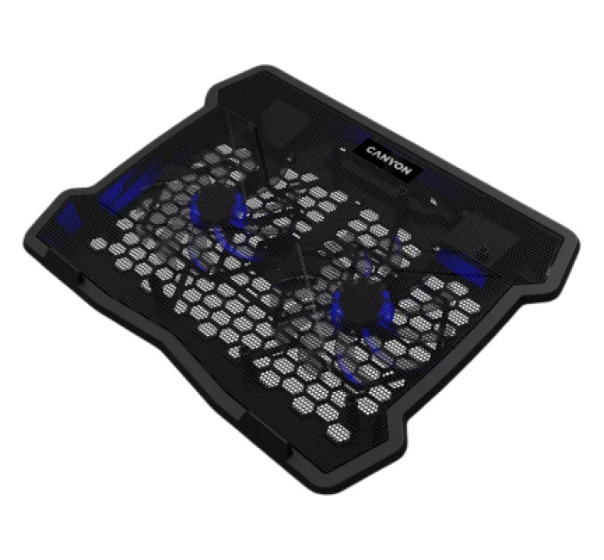 Підставка до ноутбука Canyon NS03, 10-15.6 laptop, dual-fan with 2x2.0 USB hub (CNE-HNS03)