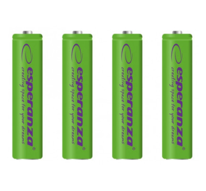 Акумулятор Esperanza AAA 1000mAh Ni-MH * 4 green (EZA102G)