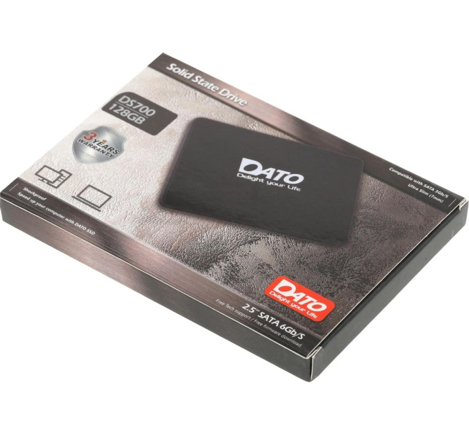 Накопичувач SSD  128GB Dato DS700 2.5" SATAIII TLC (DS700SSD-128GB)