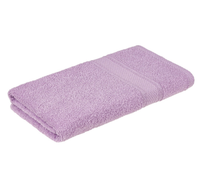Рушник Home Line махровий бордюрний (бузковий) 400 гр/м2, 50х90 см (181819)