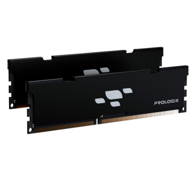 Модуль пам'яті для комп'ютера DDR4 16GB (2x8GB) 3200 MHz Black Prologix (PRO16GB3200B4K)