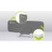 Lionelo Захисний бар'єр для дітей Lionelo LORA GREY STONE (LO-LORA GREY STONE)