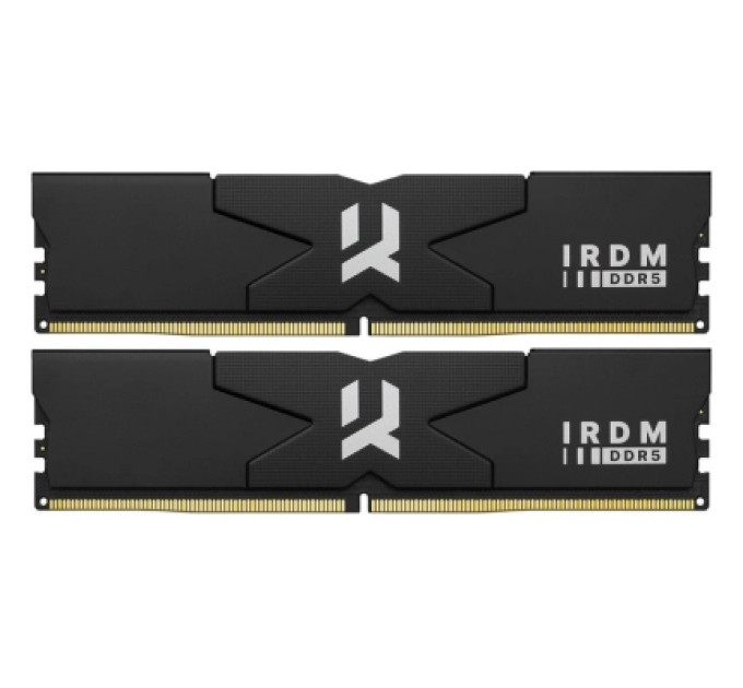 Модуль пам'яті для комп'ютера DDR5 32GB (2x16GB) 6000 MHz IRDM Black Goodram (IR-6000D564L36S/32GDC)