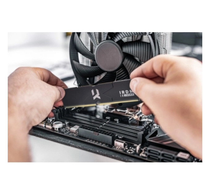 Модуль пам'яті для комп'ютера DDR5 32GB (2x16GB) 6000 MHz IRDM Black Goodram (IR-6000D564L36S/32GDC)