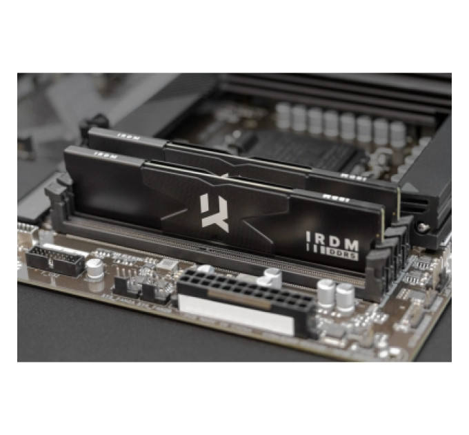Модуль пам'яті для комп'ютера DDR5 32GB (2x16GB) 6000 MHz IRDM Black Goodram (IR-6000D564L36S/32GDC)