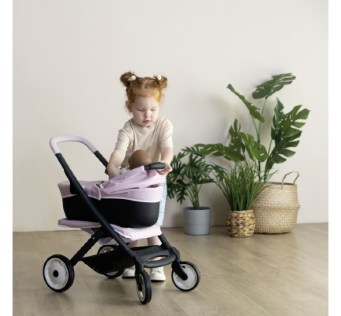 Коляска для ляльок Smoby Maxi-Cosi 3 в 1. Рожева перлина зі знімною люлькою, 55 x 39 x 64 см, 3+ (7600253121)