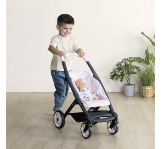 Коляска для ляльок Smoby Maxi-Cosi 3 в 1. Рожева перлина зі знімною люлькою, 55 x 39 x 64 см, 3+ (7600253121)